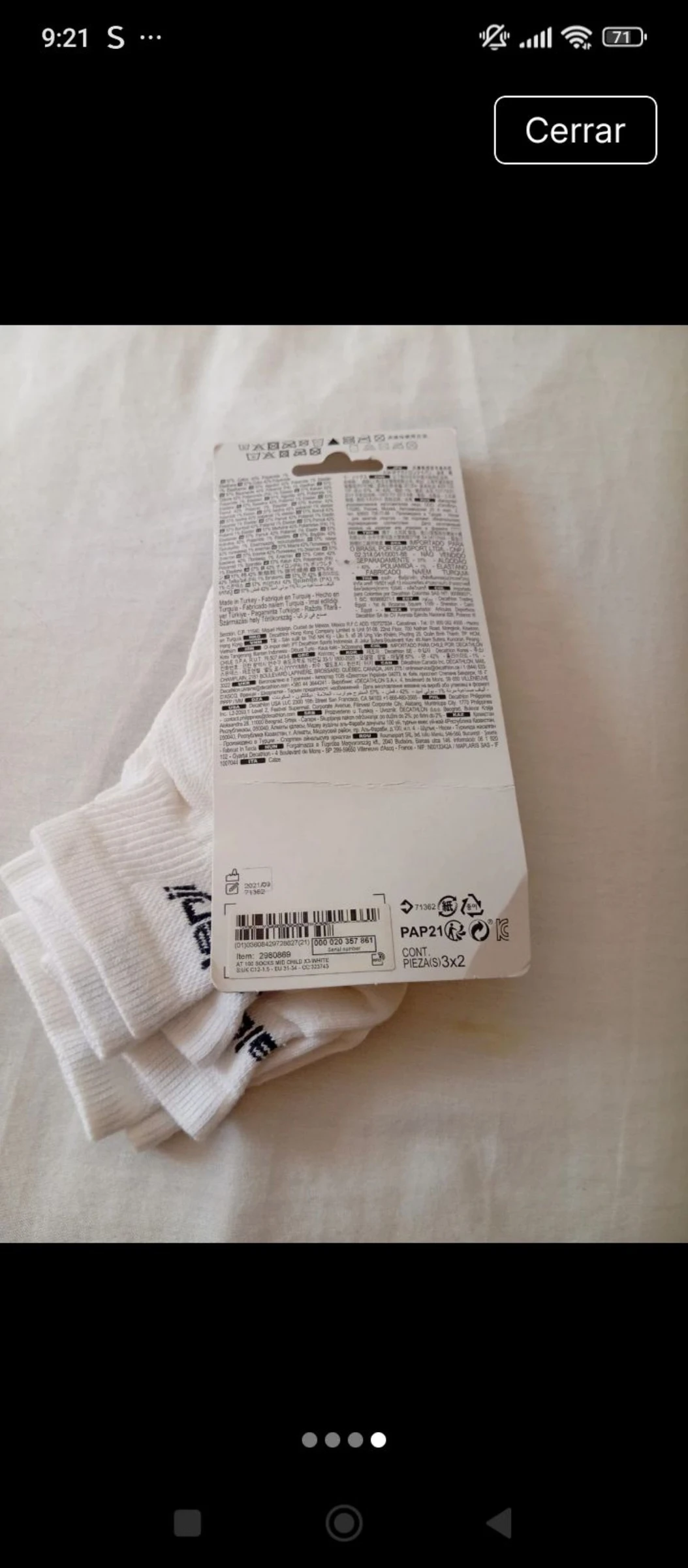 Calcetines kalenji 3 pares – photo 4